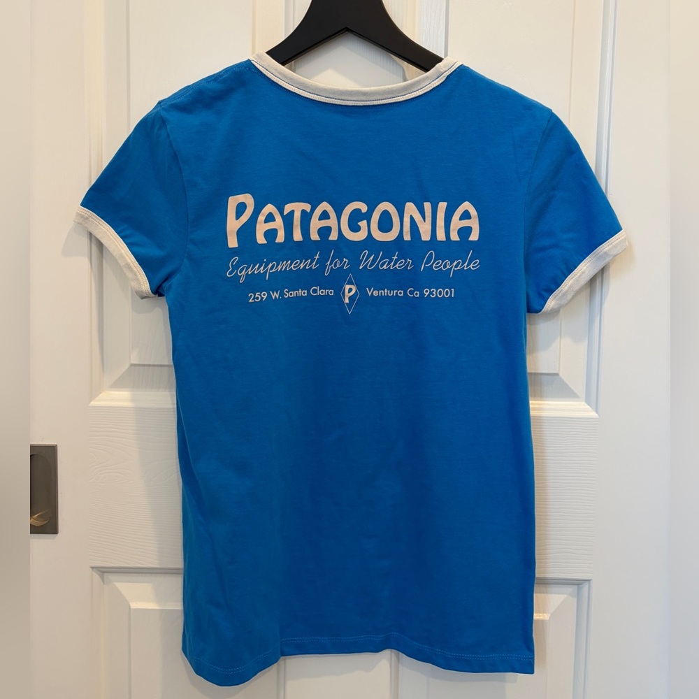 Patagonia water people organic ringer tee XS